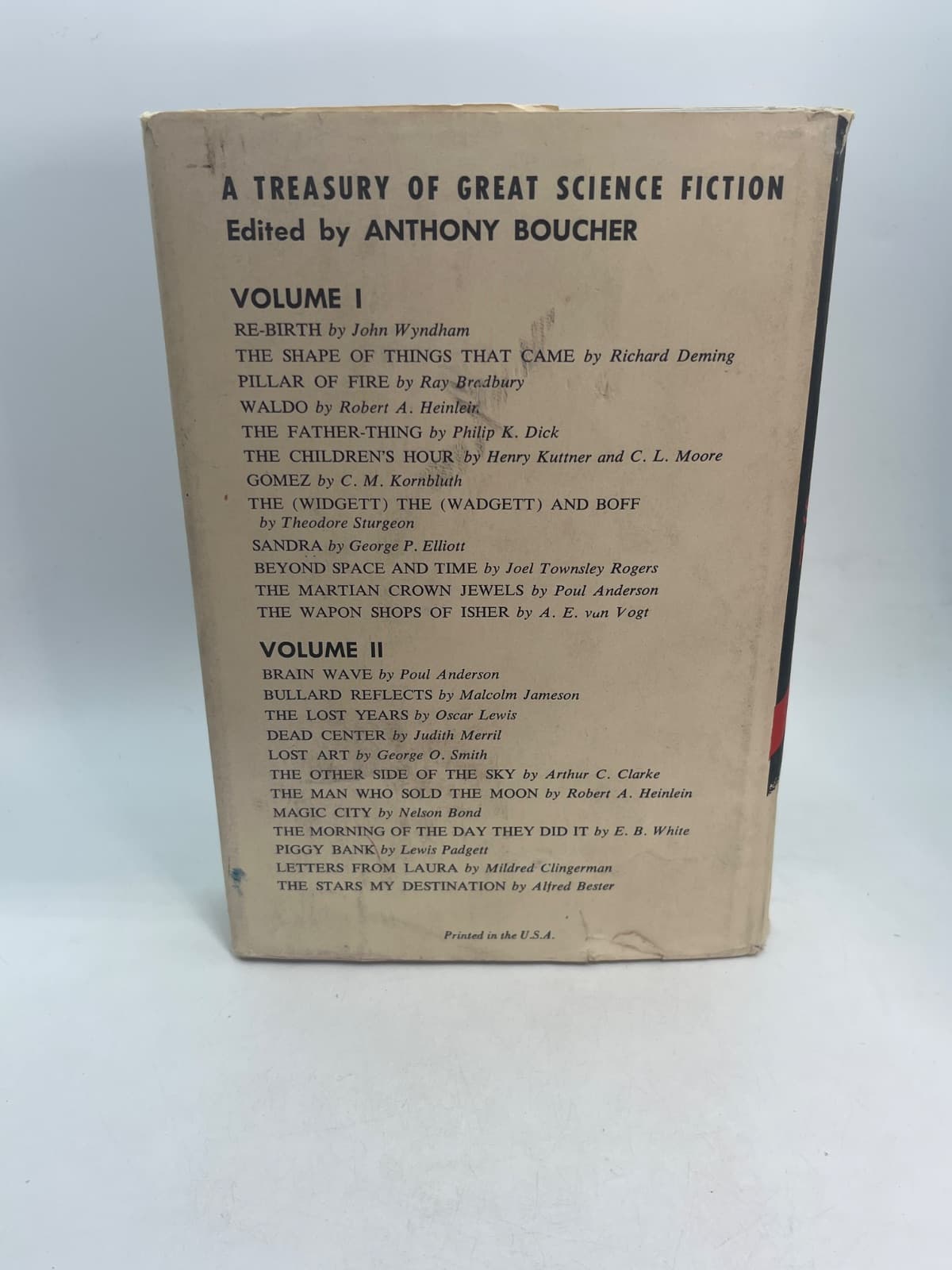 A Treasury of Great Science Fiction - VOLUME 2 ONLY by Anthony Boucher (Editor) - additional view