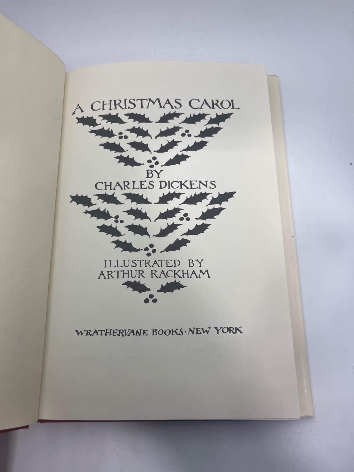 A Christmas Carol - Arthur Rackham by Charles Dickens - title page
