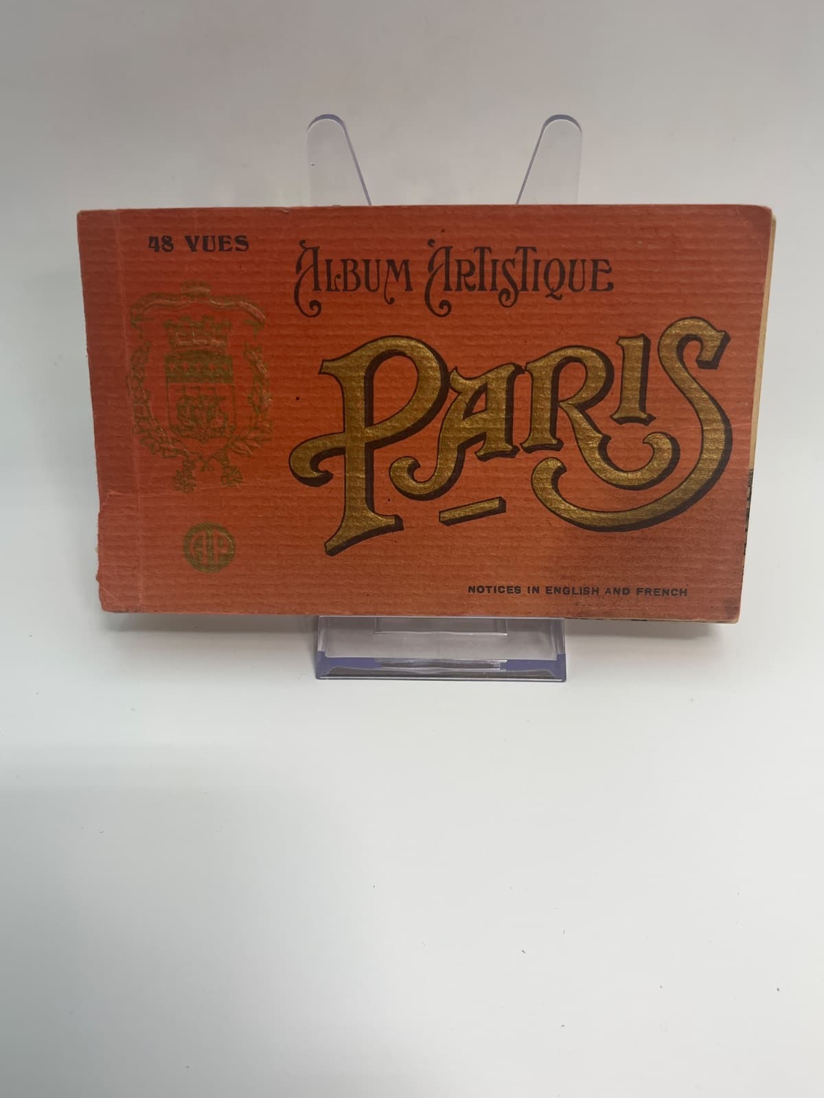 Album Artistique Paris - Postcards - front cover