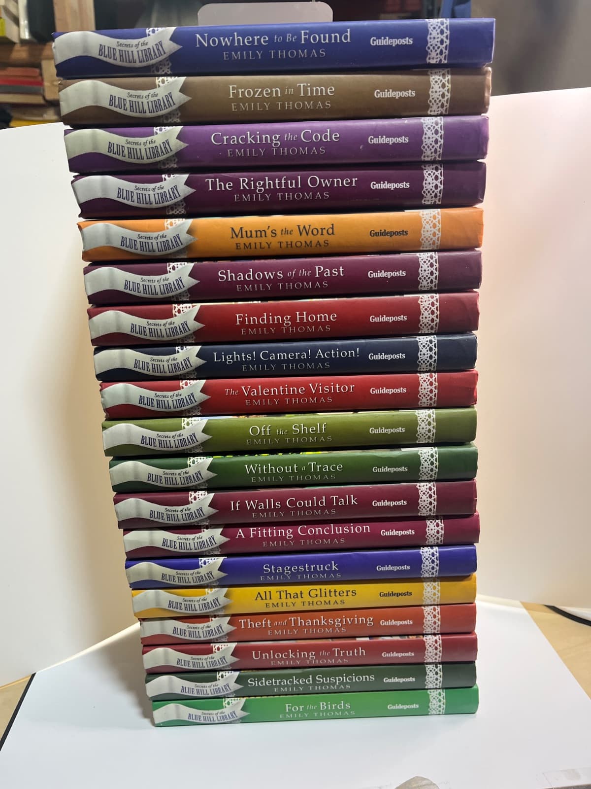 Secrets of the Blue Hill Library - Mixed Lot of 19 - Guideposts by Various Authors - front cover