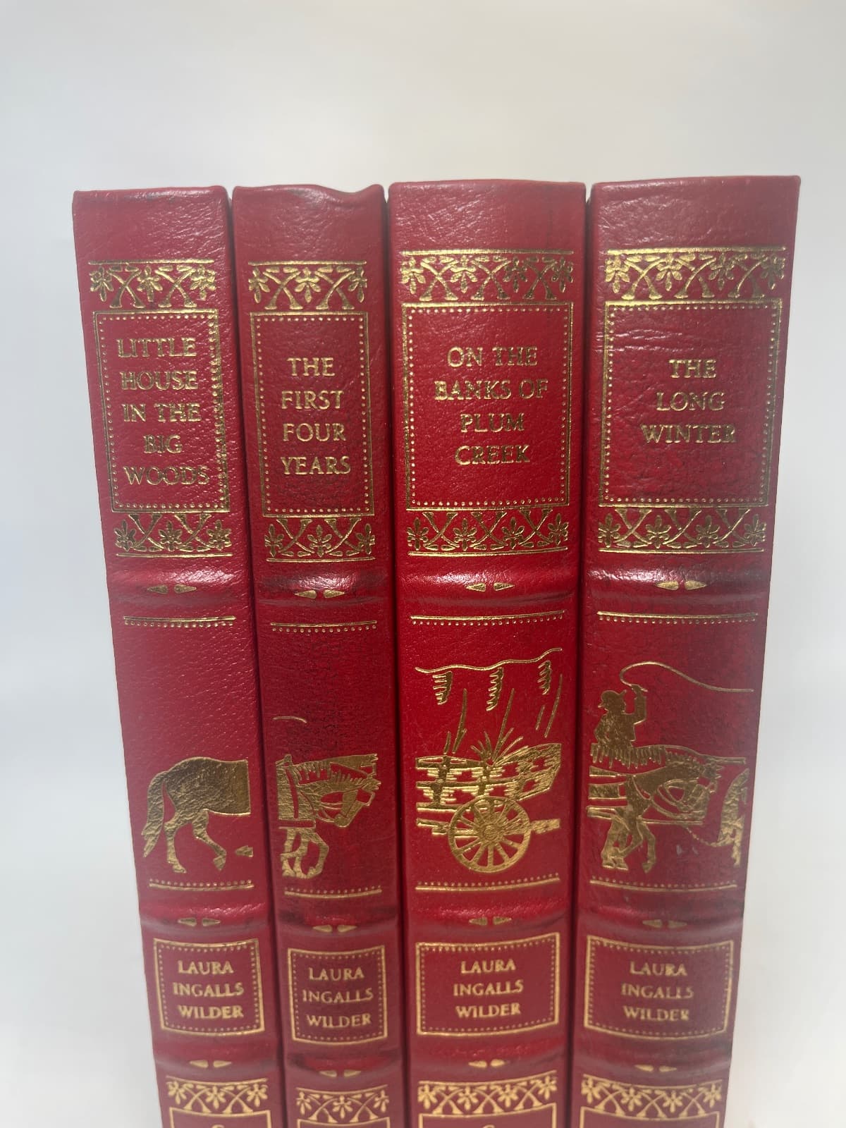 Little House Series Easton Press Mixed Lot of 4 - INCOMPLETE by Laura Ingalls Wilder - additional view