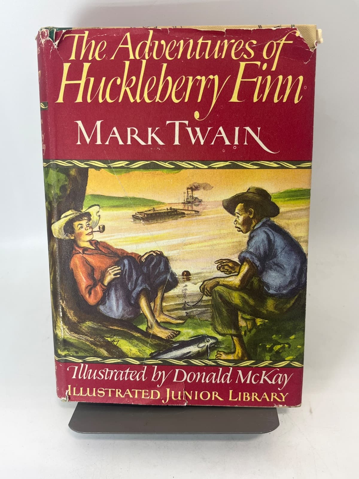 The Adventures of Huckleberry Finn - Illustrated Junior Library by Mark Twain - front cover