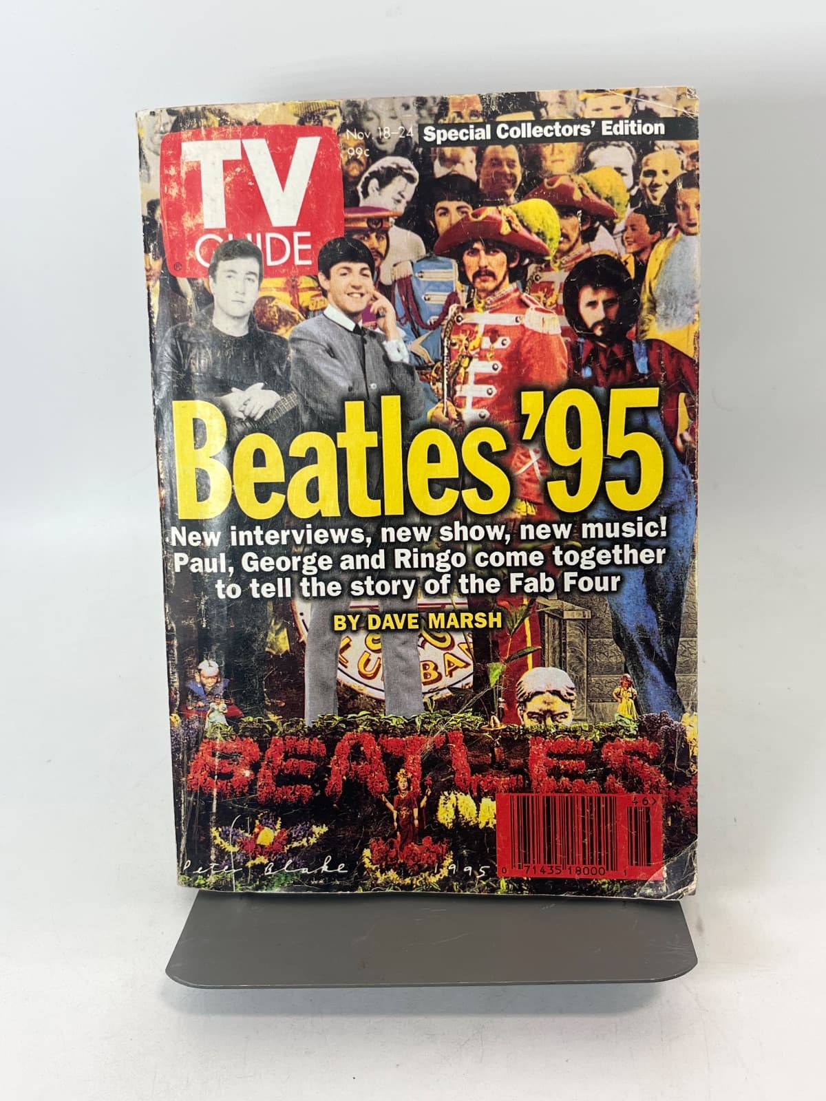 Beatles '95 TV Guide - November 18-24, 1995 by Dave Marsh - front cover