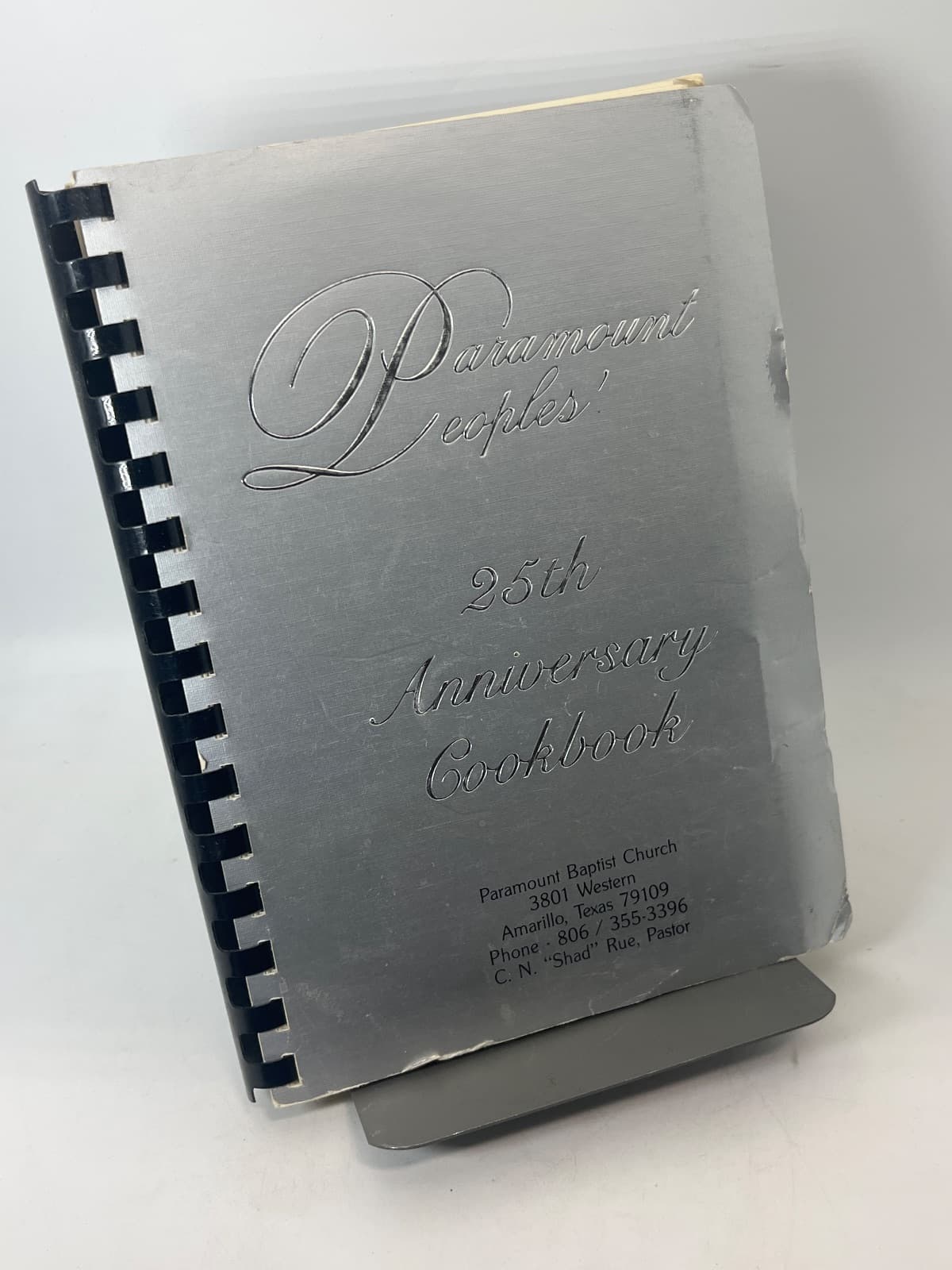 Paramount Peoples' 25th Anniversary Cookbook - front cover