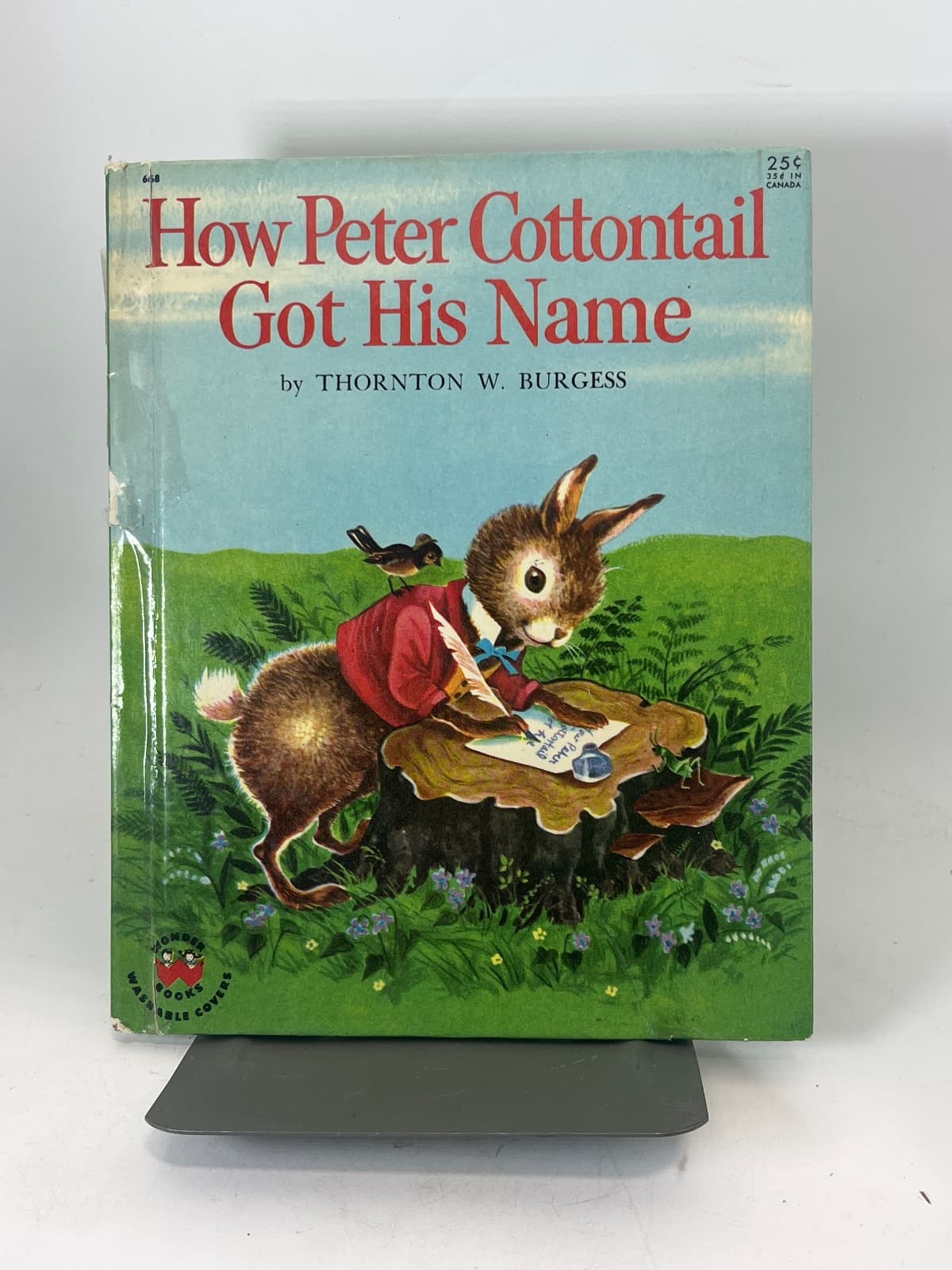 How Peter Cottontail Got His Name by Thornton W. Burgess - front cover