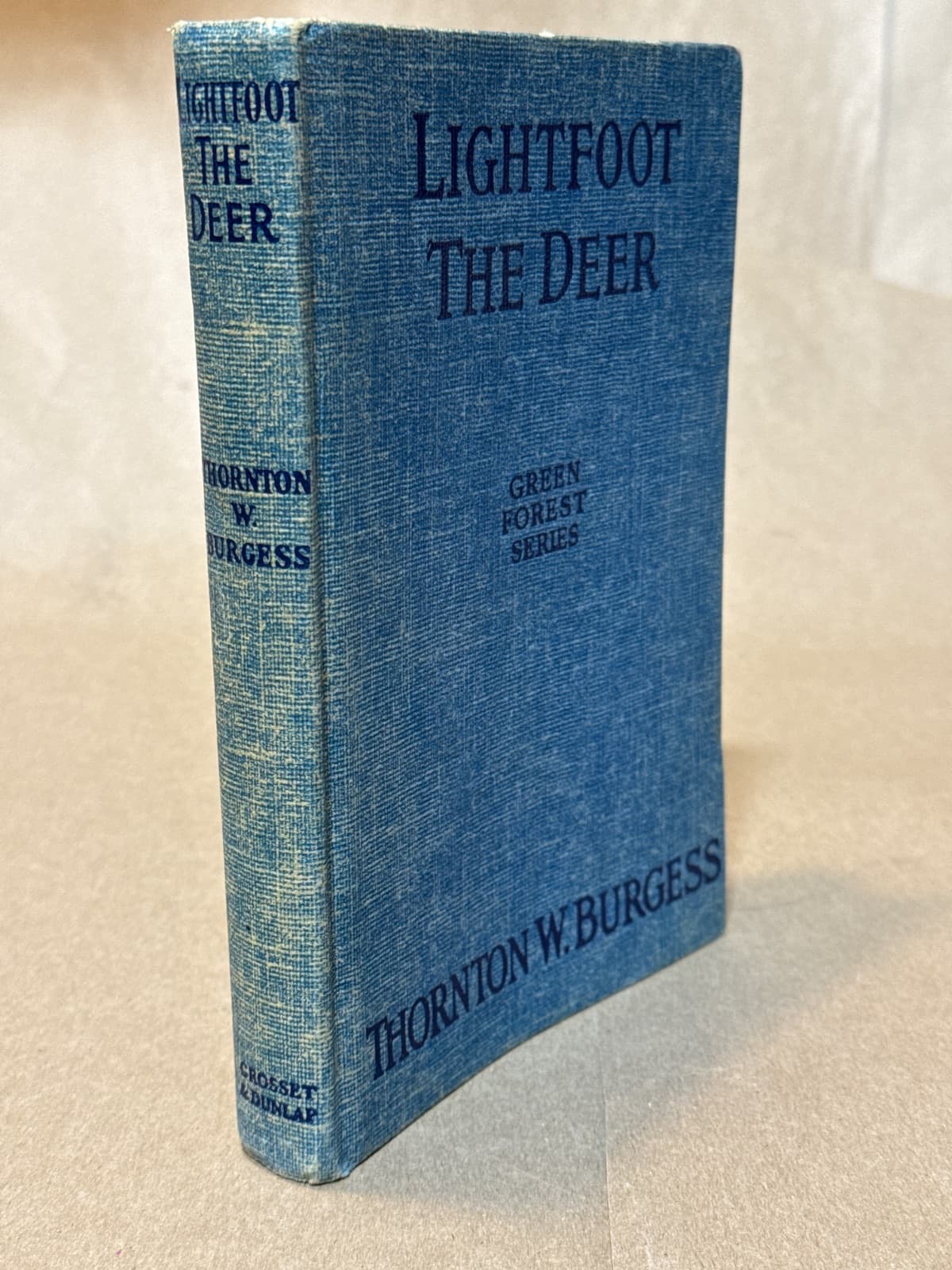 LIGHTFOOT THE DEER by THORNTON W. BURGESS - quarter view showing binding condition