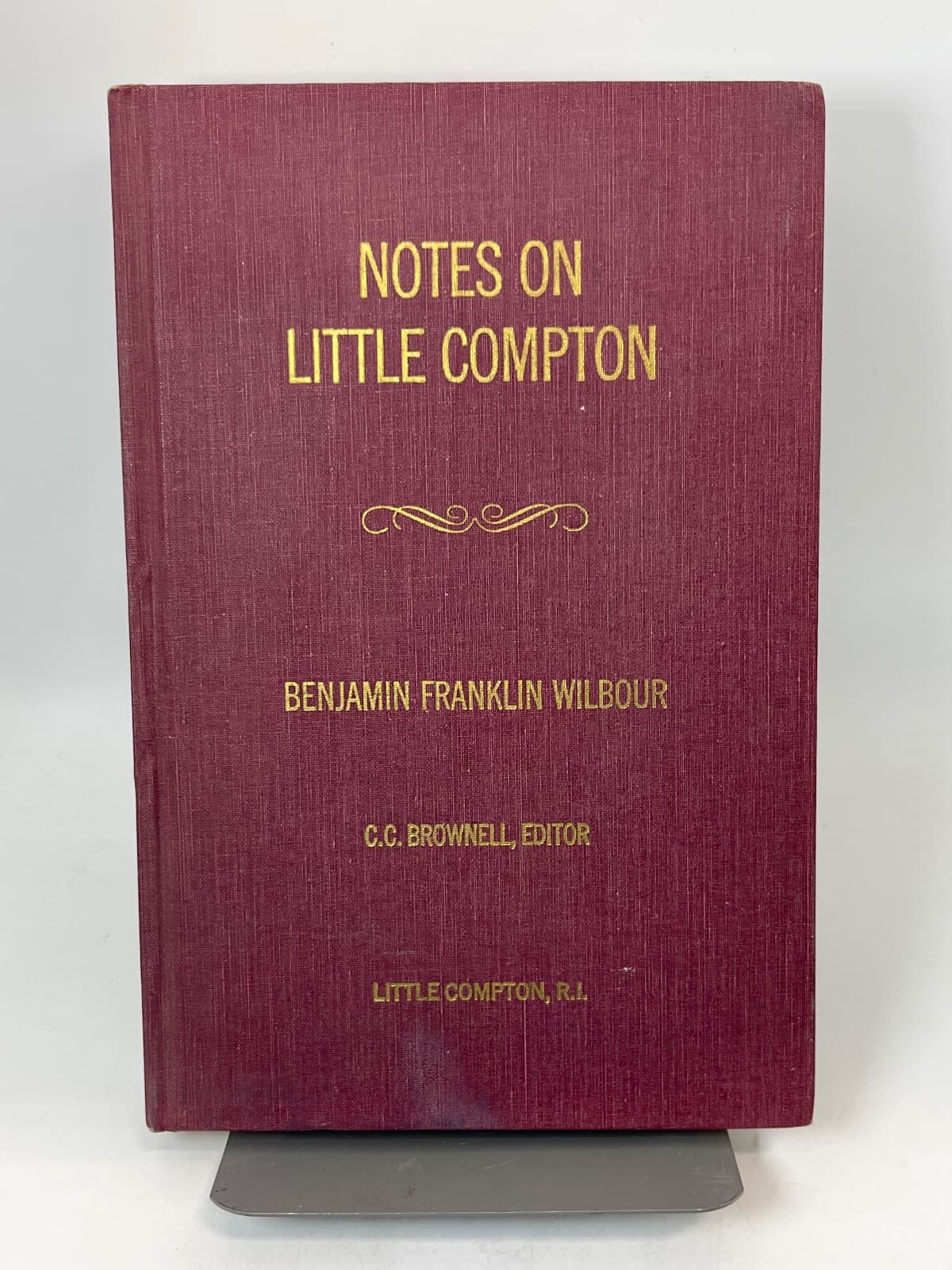 Notes on Little Compton by Benjamin Franklin Wilbour - front cover