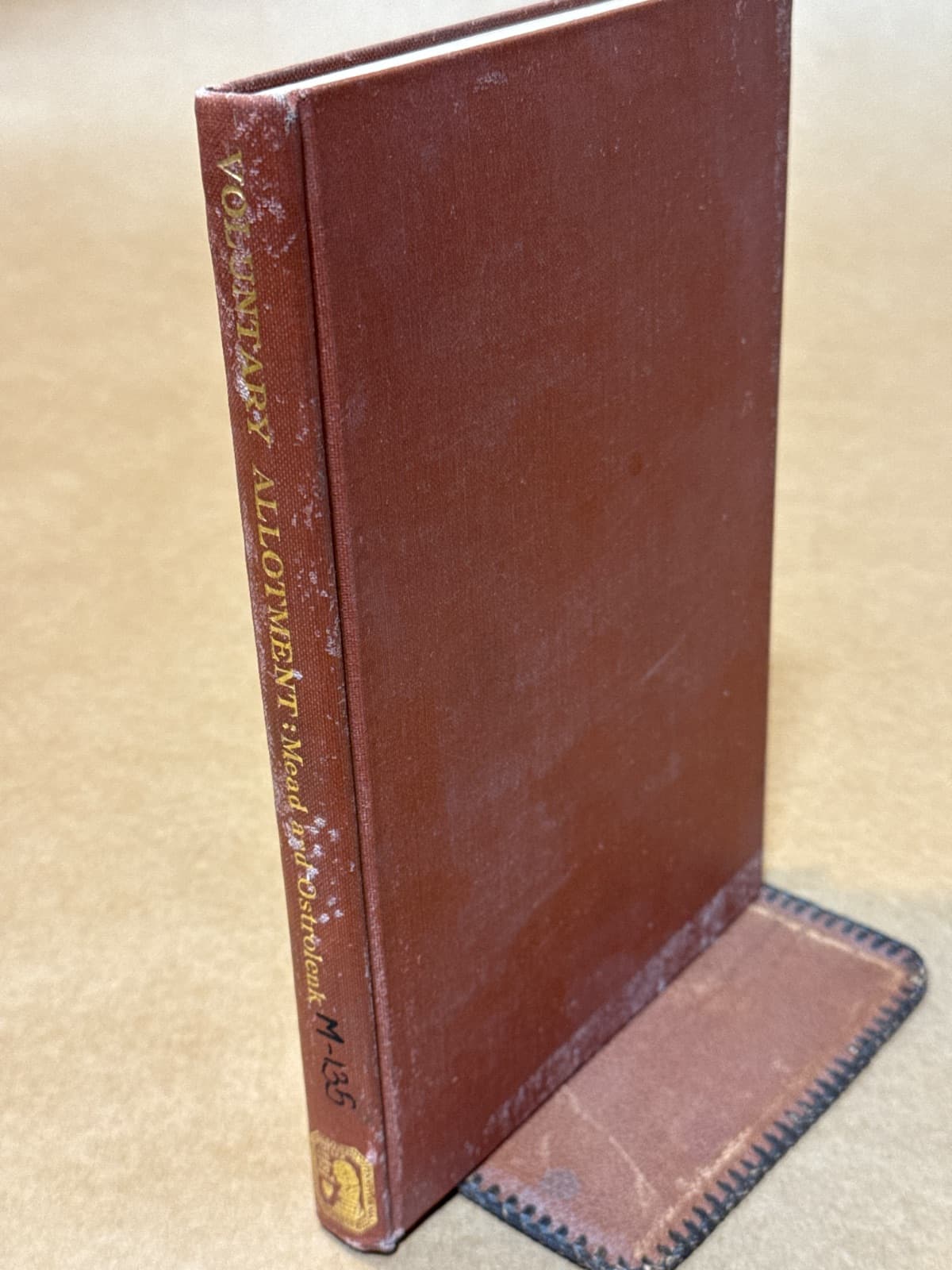 Voluntary Allotment: Planned Production in American Agriculture by Edward S. Mead, Ph.D. and Bernhard Ostrolenk, Ph.D. - front cover