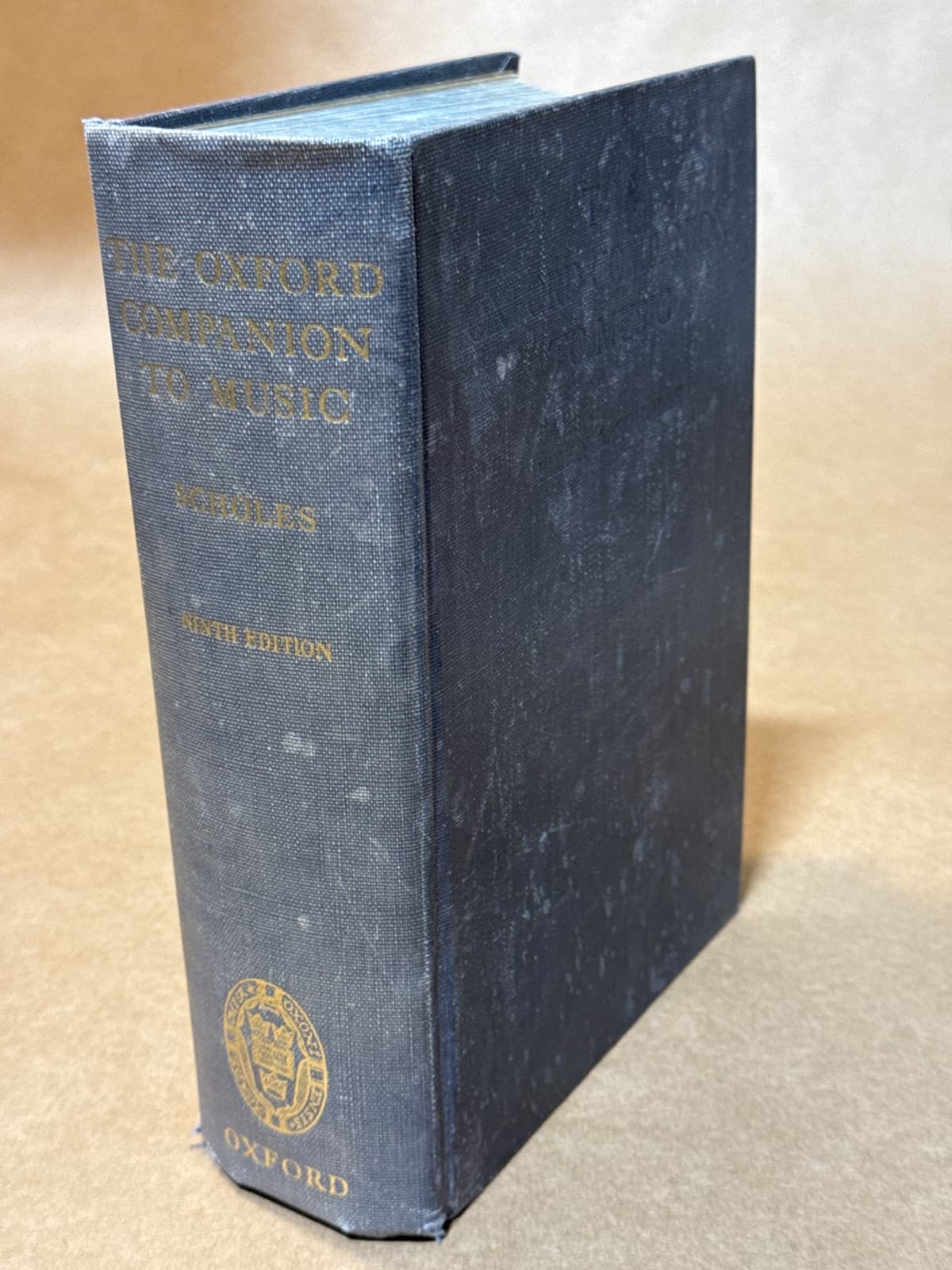 The Oxford Companion to Music by Percy A. Scholes - front cover