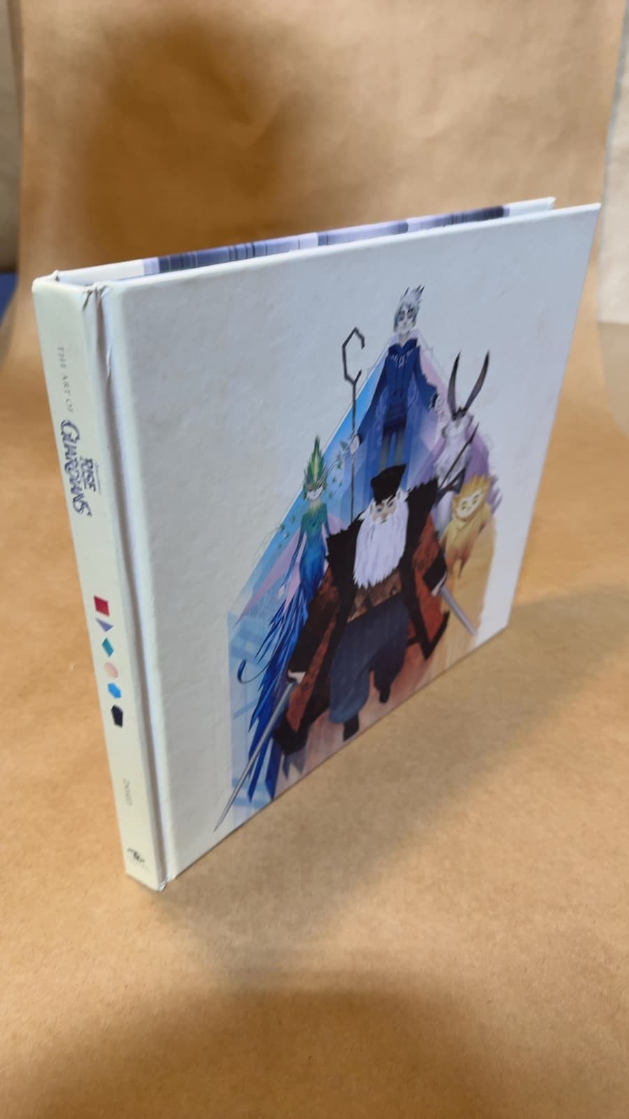 The Art of Rise of the Guardians by Ramin Zahed - quarter view showing binding condition