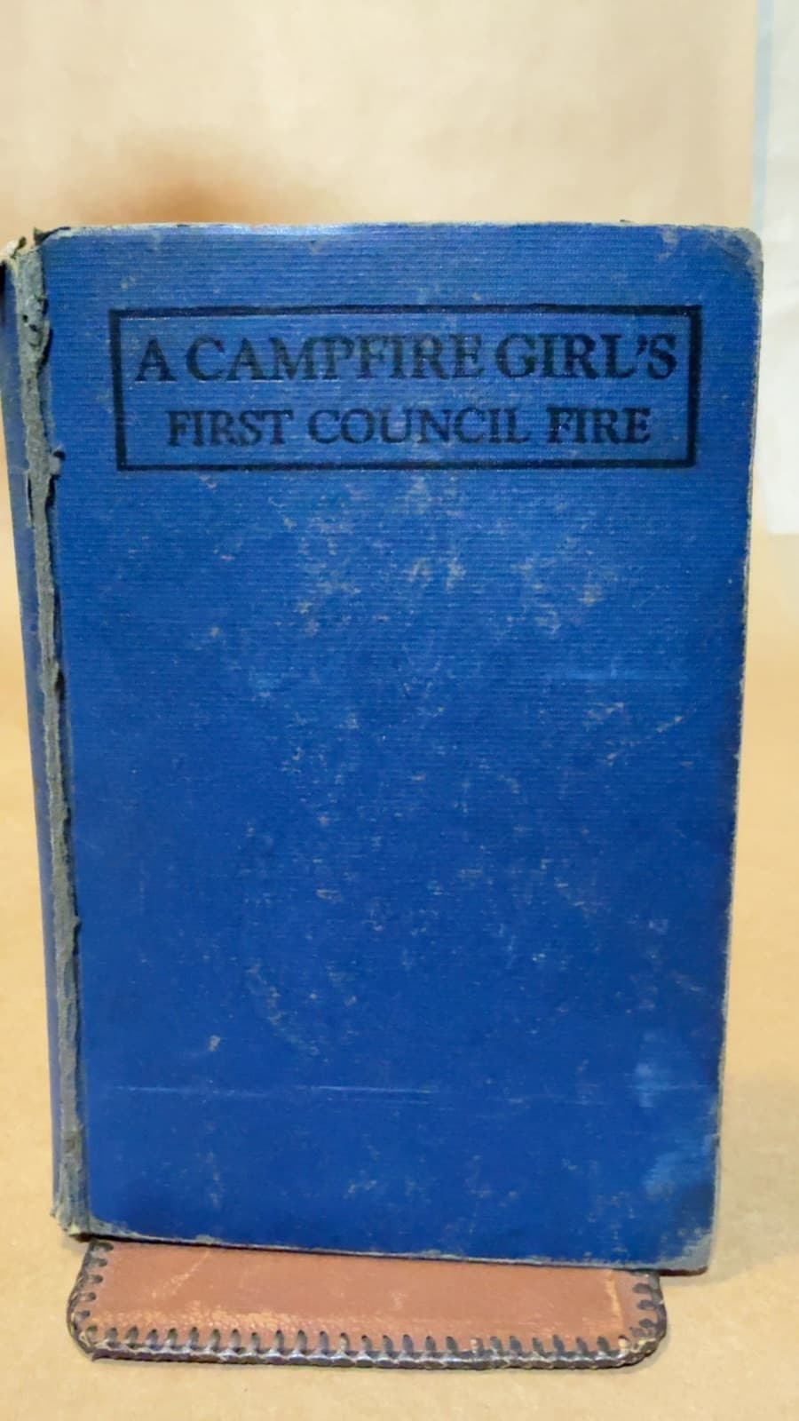 A Campfire Girl's First Council Fire by Jane L. Stewart - front cover