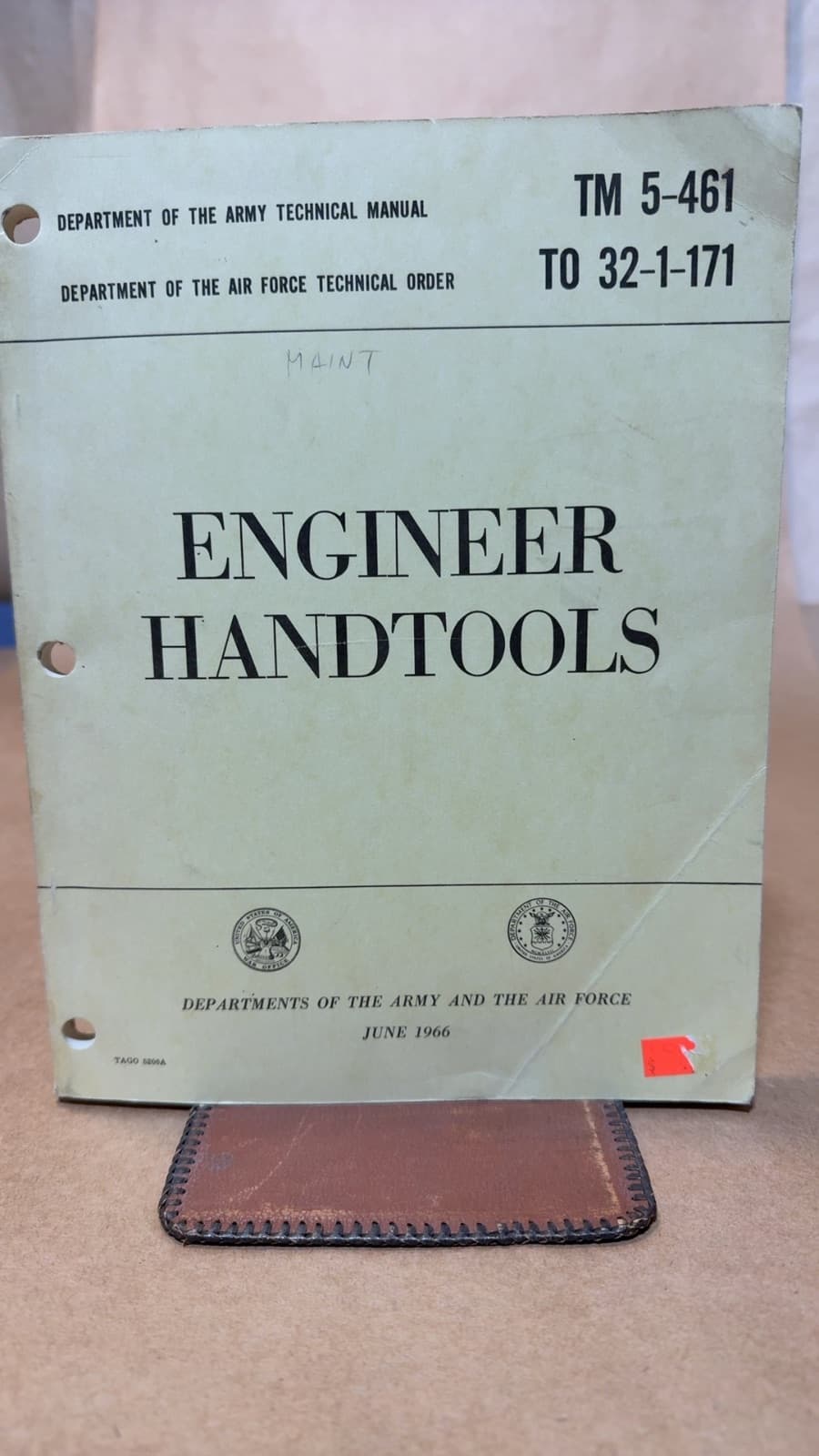 Engineer Handtools - front cover
