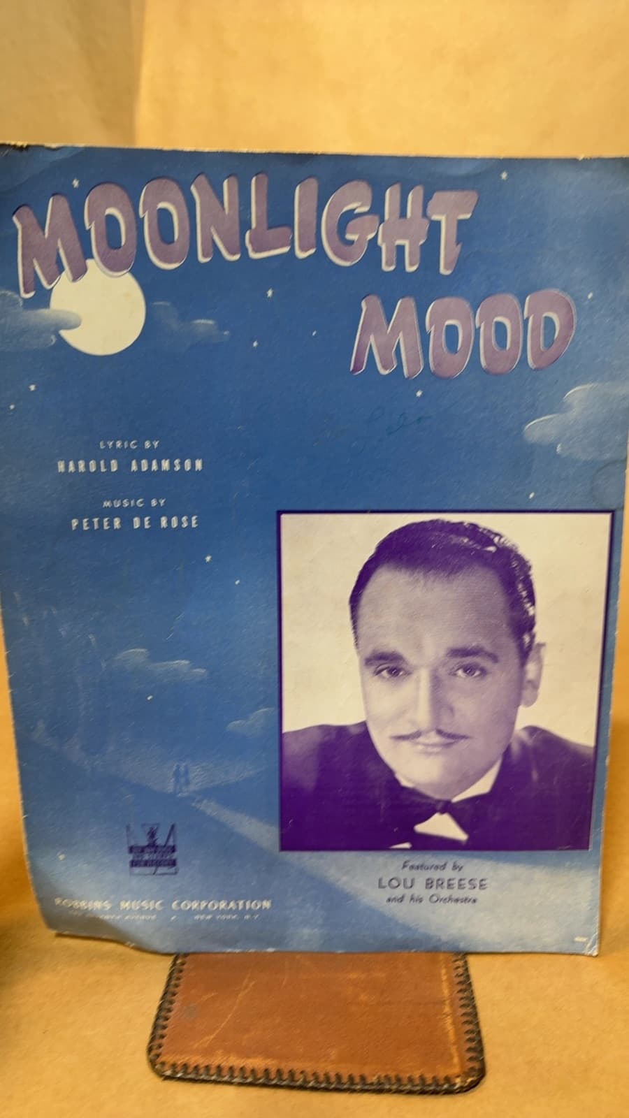 Moonlight Mood by Harold Adamson, Peter De Rose - front cover