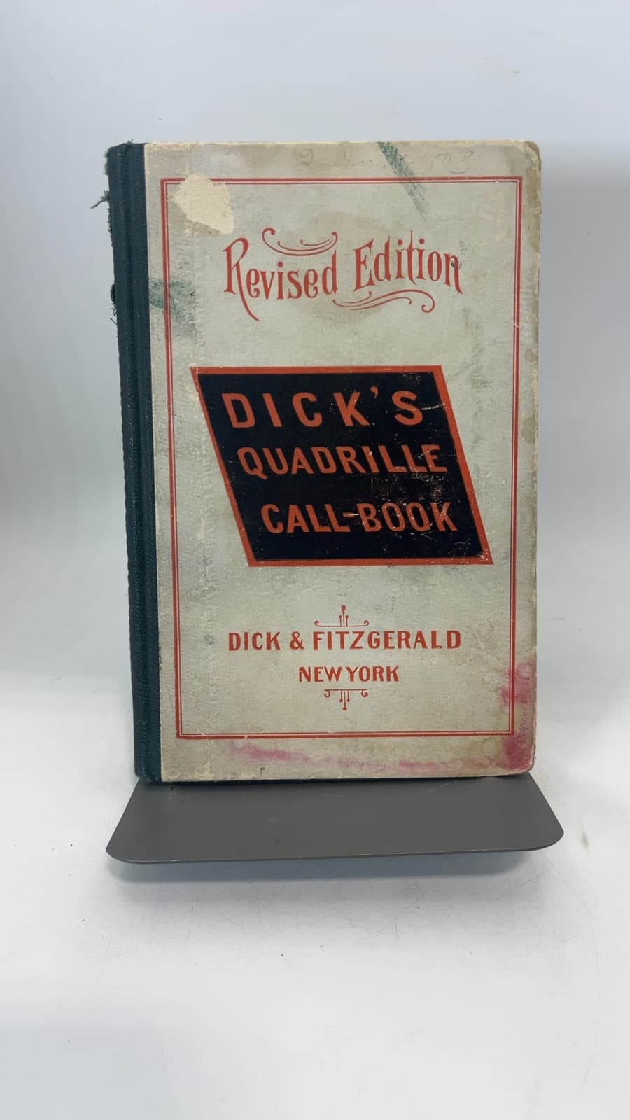 Dick's Quadrille Call-Book and Ball-Room Prompter - front cover