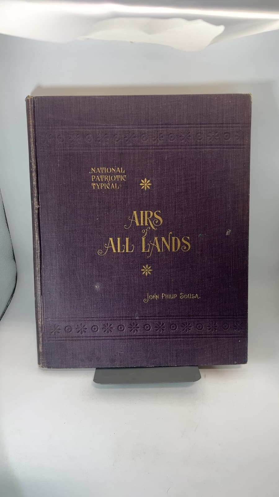 National, Patriotic and Typical Airs of All Lands by John Philip Sousa - front cover