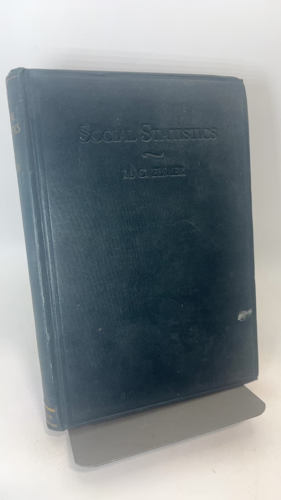 Social Statistics: Statistical Methods Applied to Sociology by Manuel C. Elmer, Ph.D. - front cover