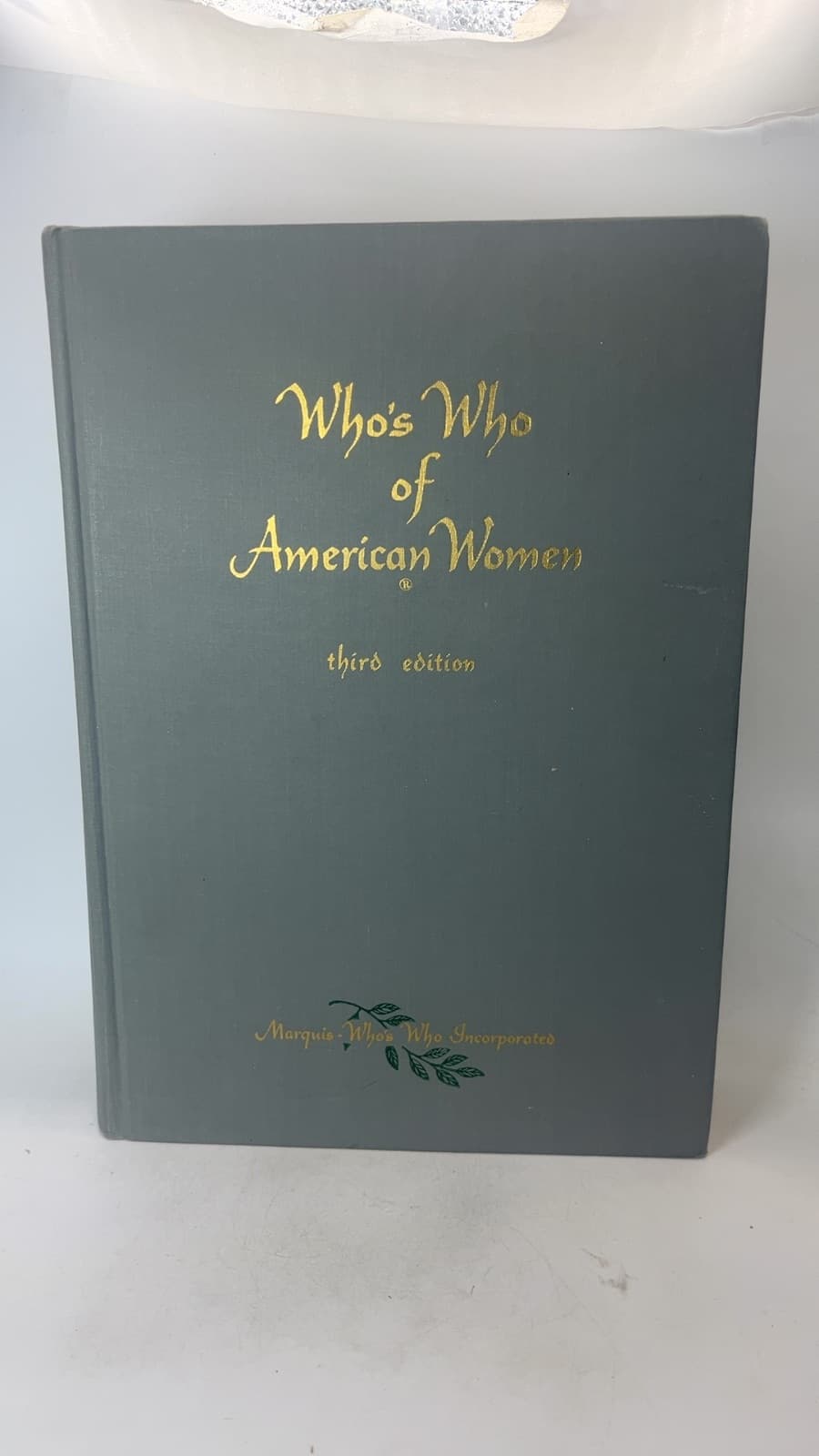 Who's Who of American Women - front cover