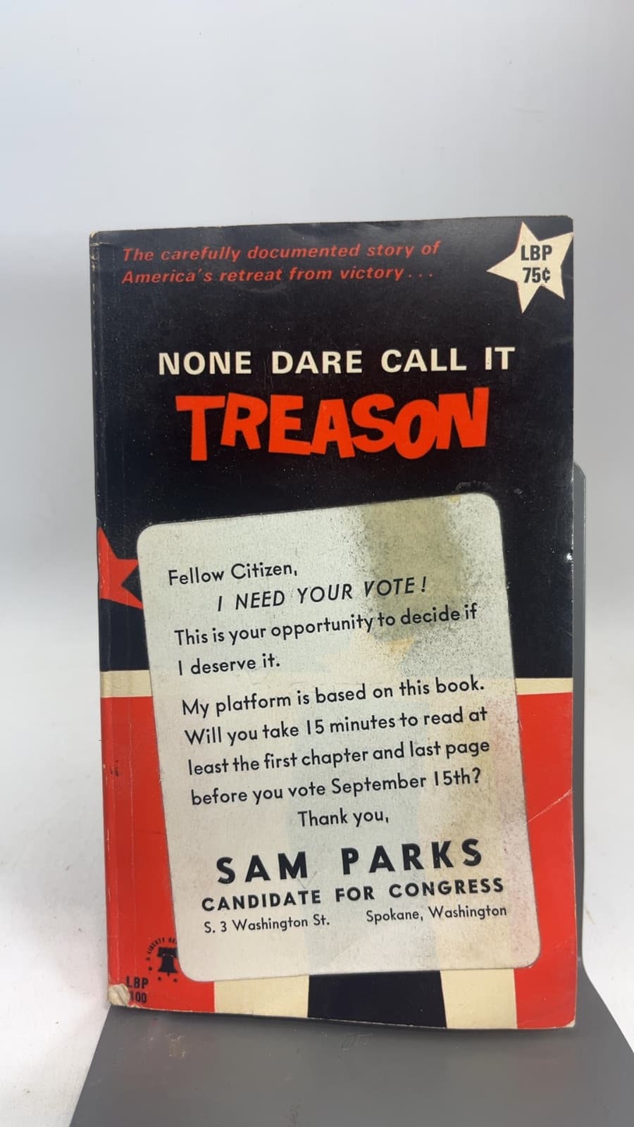 None Dare Call It Treason by John A. Stormer - front cover