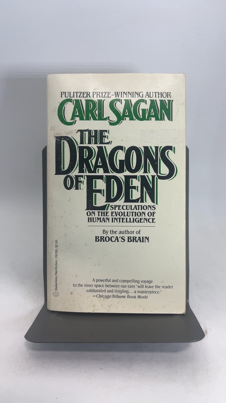 The Dragons of Eden by Carl Sagan - front cover