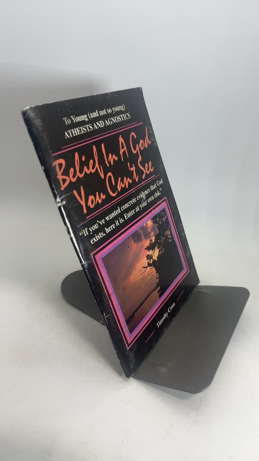 Belief In A God You Can't See by Timothy Cross - front cover