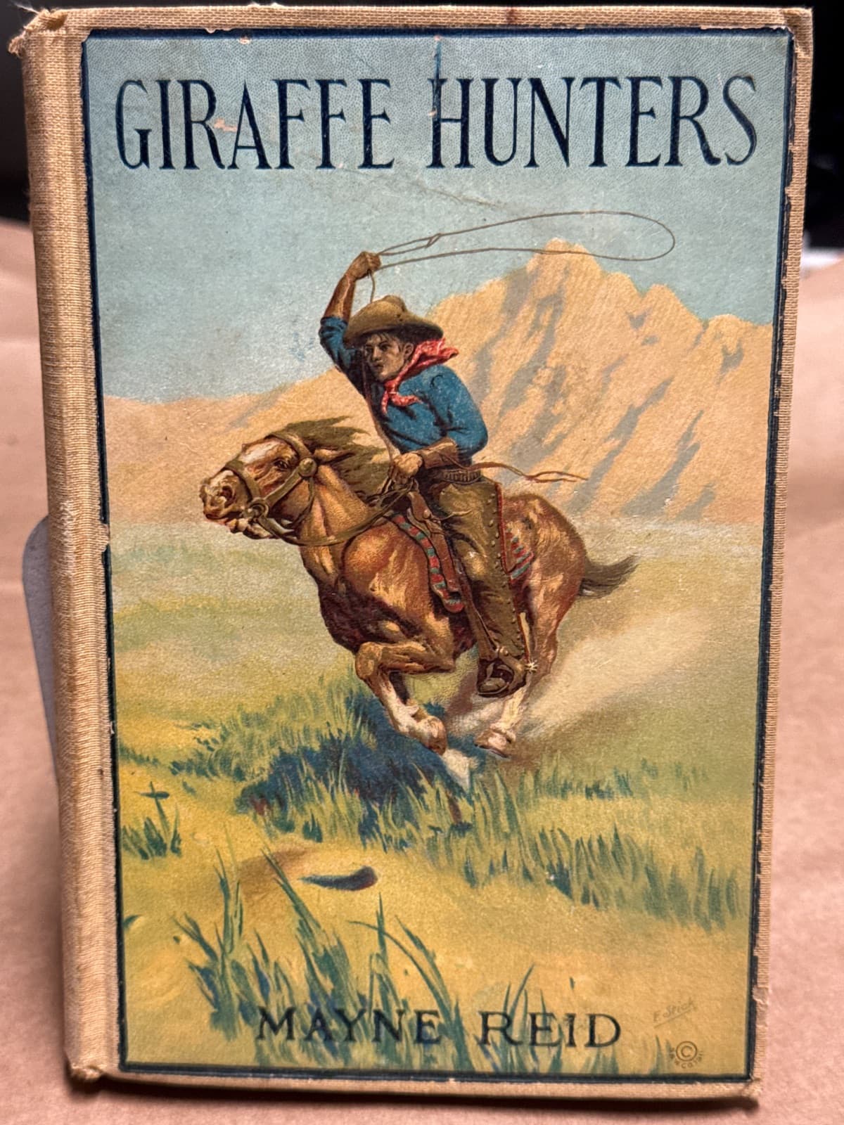 GIRAFFE HUNTERS by MAYNE REID - front cover