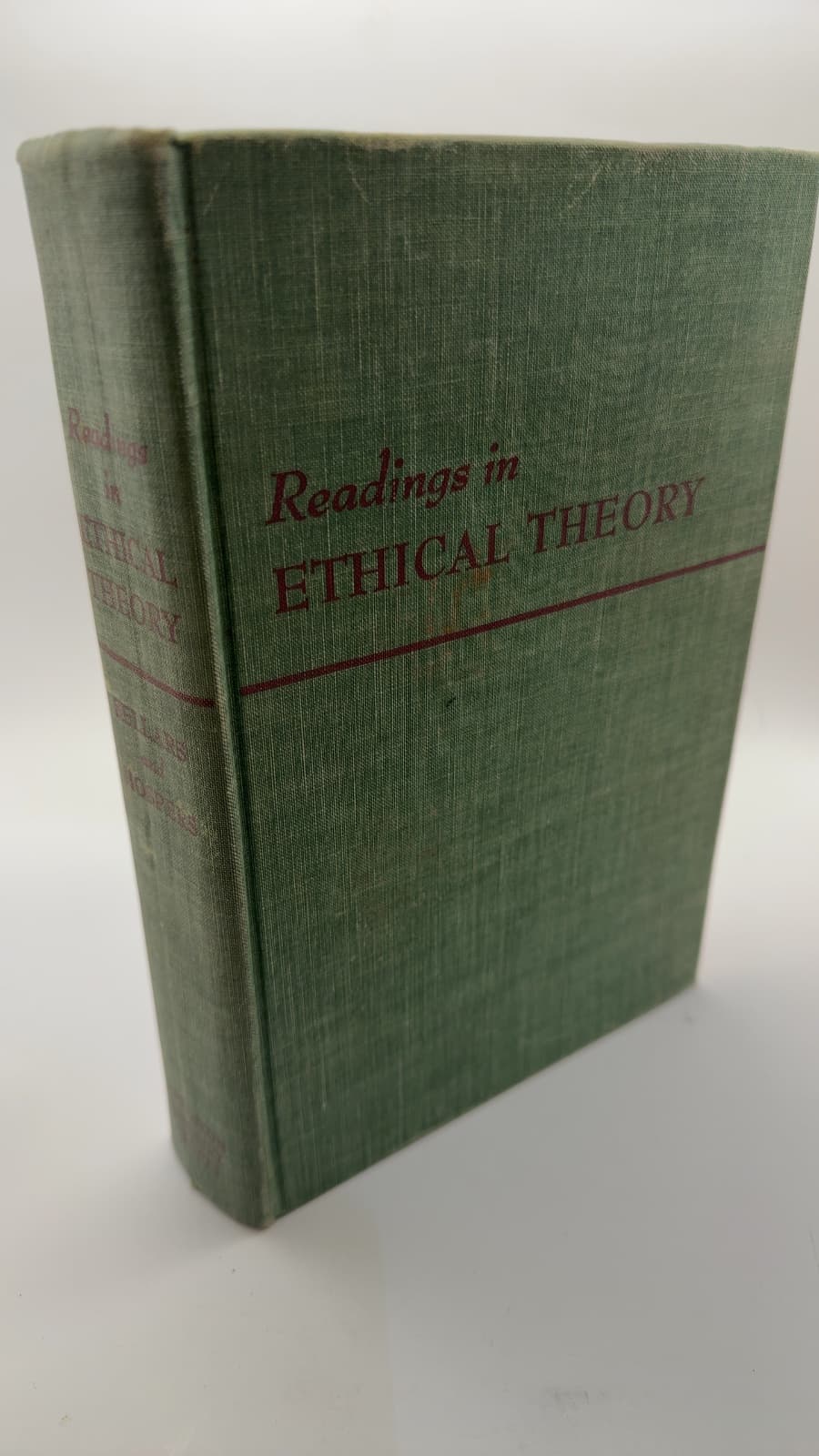 Readings in Ethical Theory by Wilfrid Sellars and John Hospers - front cover