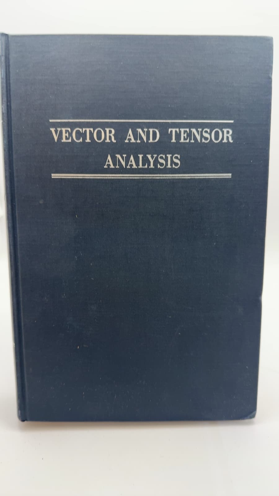 Vector and Tensor Analysis by Nathaniel Coburn - front cover