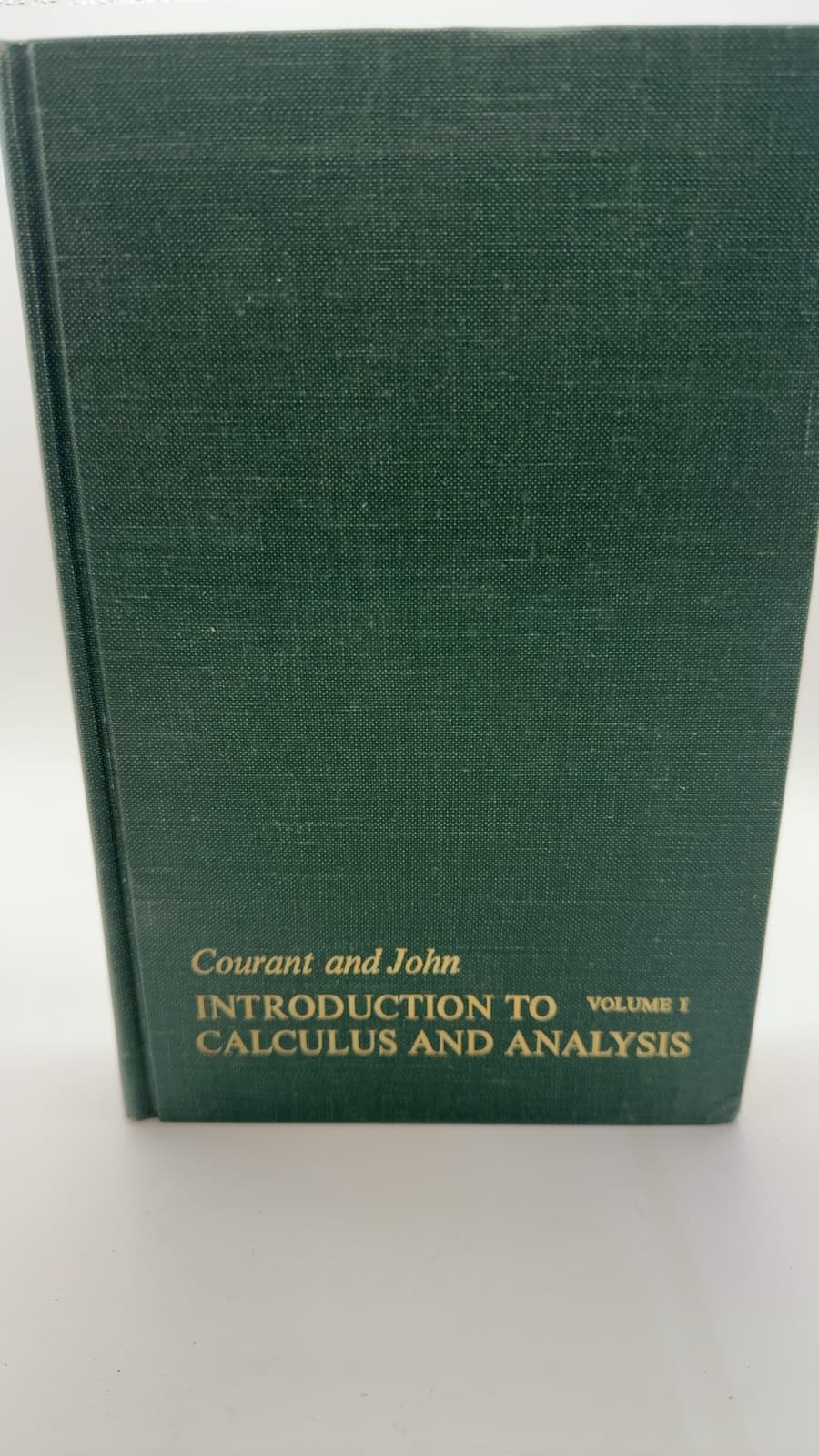 Introduction to Calculus and Analysis Volume One by Richard Courant and Fritz John - front cover
