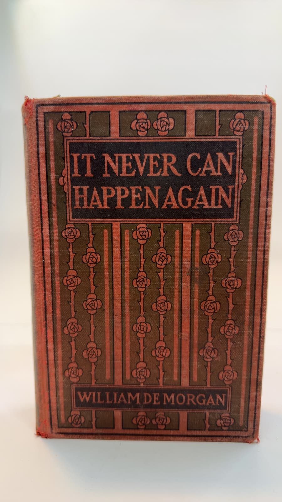 It Never Can Happen Again by William De Morgan - front cover