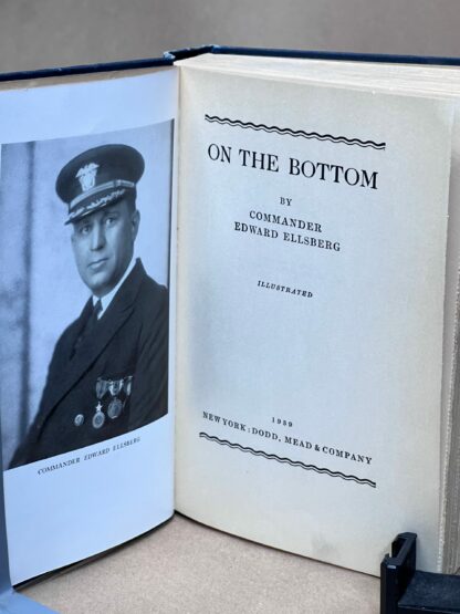 On the Bottom [Hardcover] Commander Edward Ellsberg 1938 Inscribed - Image 3