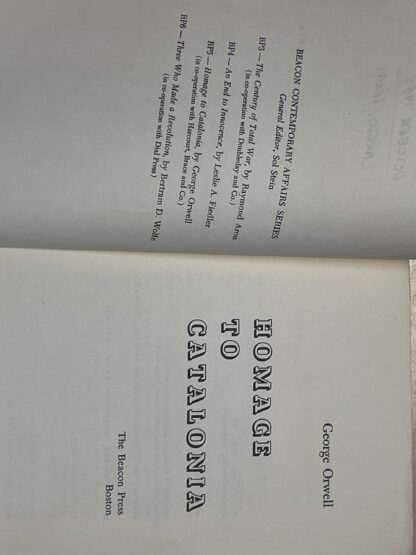 Homage to Catalonia [Paperback] George Orwell - Image 3