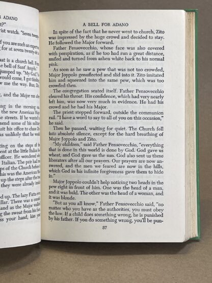 A Bell for Adano [Hardcover] John Hersey - Image 7