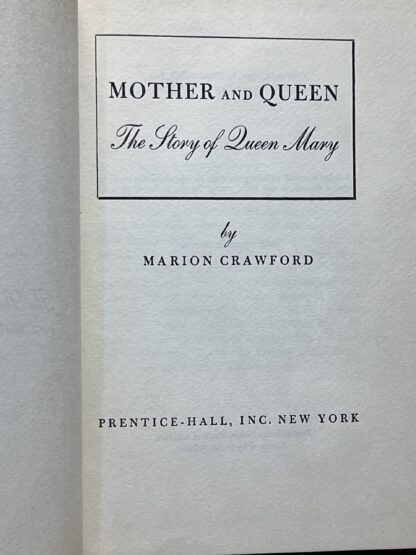 Mother and Queen [Hardcover] Marion Crawford - Image 3