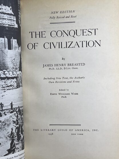 The Conquest of Civilization [hardcover] James Henry Breasted - Image 4