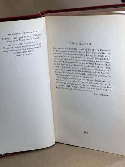 The Conquest of Civilization [hardcover] James Henry Breasted - Image 5