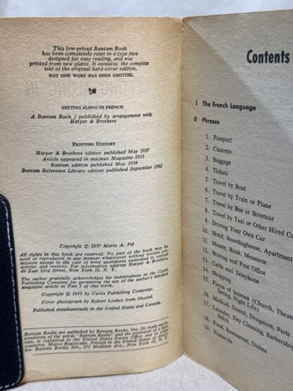 Getting along in french [Paperback] Mario Pei and John Fisher - Image 4
