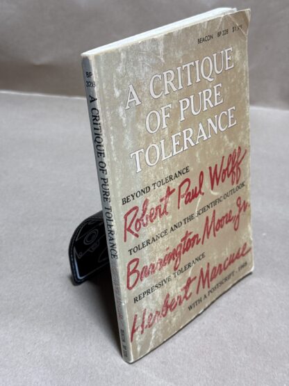 A Critique of Pure Tolerance Wolff, Robert Paul - Image 5