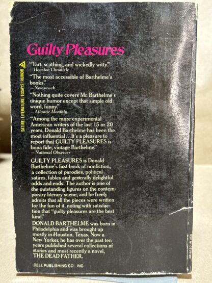 Guilty Pleasures [Paperback] Barthelme, Donald - Image 2