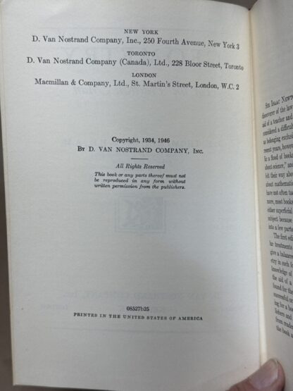 Geometry for the Practical Man (Mathematics for self study) [Hardcover] J. E. Thompson - Image 4