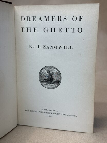 Dreamers of the Ghetto [hardcover] I. Zangwill - Image 3