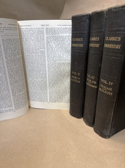 Clarke's Commentary 4 volumes Old Testament Only [hardcover] Adam Clarke - Image 4