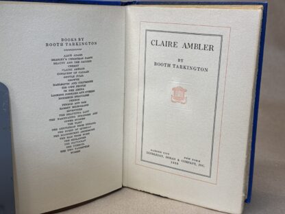 Claire Ambler [Hardcover] Booth Tarkington - Image 3