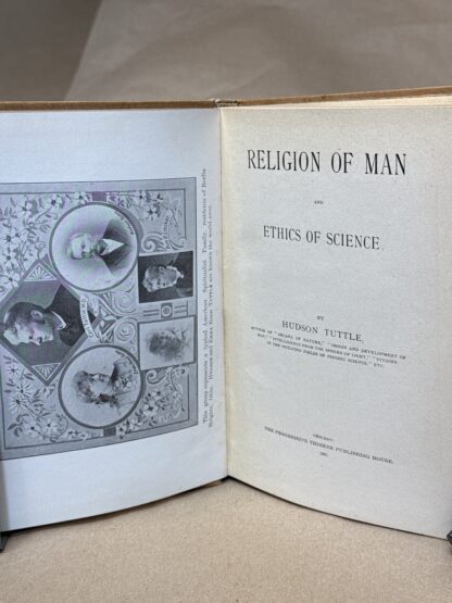 Religion of Man and Ethics of Science [Hardcover] Hudson Tuttle - Image 3