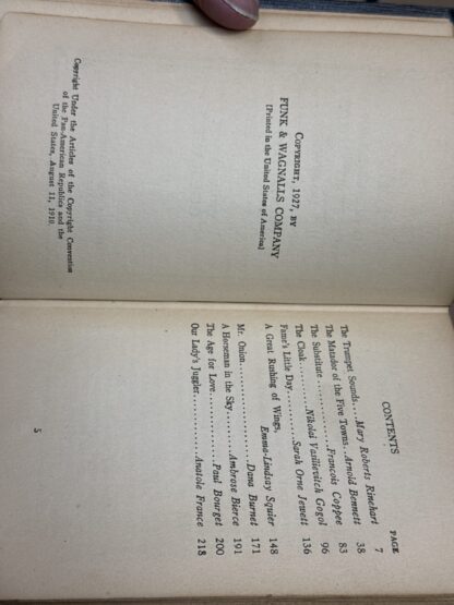 The World's One Hundred Best Short Stories - 5 volumes 1927 [Hardcover] Grant Overton - Image 4