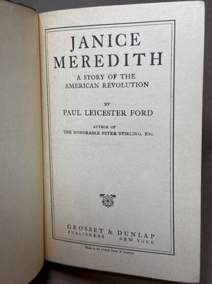Janice Meredith - Image 2