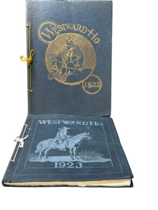 Westward-Ho West Denver High School Yearbooks 1922 & 1923 - Cover