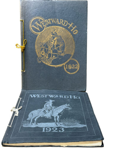 Westward-Ho West Denver High School Yearbooks 1922 & 1923 - Cover