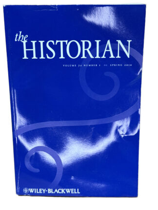 The Historian Academic Journal Volume 72, Number 1 Spring 2010 - Cover