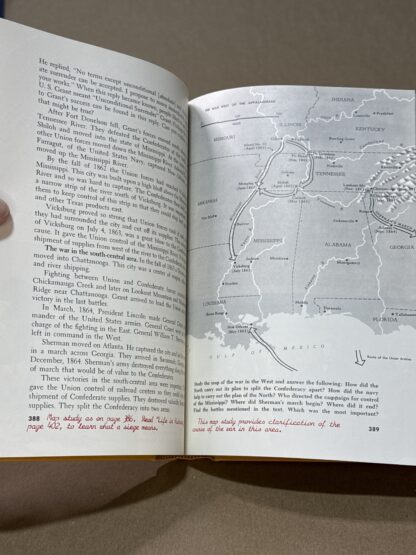 Our Free Nation Teacher's Edition [Hardcover] Edna McGuire 1961 Textbook - Image 7