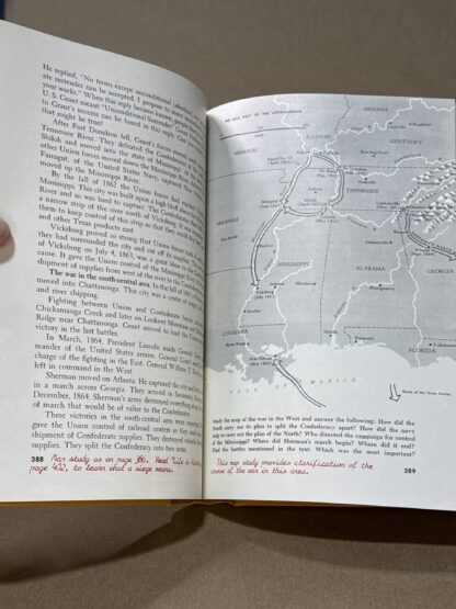 Our Free Nation Teacher's Edition [Hardcover] Edna McGuire 1961 Textbook - Image 7
